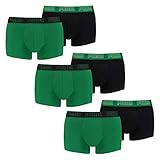 PUMA Herren Shortboxer Unterhosen Trunks 100000884 6er Pack, Wäschegröße:XL, Artikel:-004 Amazon Green