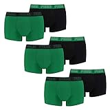 PUMA Herren Shortboxer Unterhosen Trunks 100000884 6er Pack, Wäschegröße:XL, Artikel:-004 Amazon Green