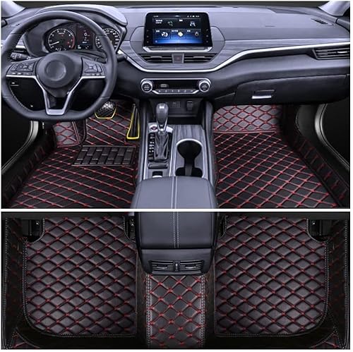 Auto Fußmatten für Volkswagen Tiguan 2017-2022, Wasserdicht Anti Rutsch Matten Floor Mats Matten Auto ZubehöR,D/D Style