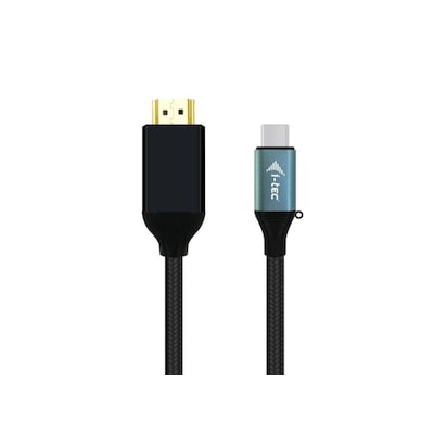 i-tec C31CBLHDMI60HZ2M USB-C auf HDMI-Adapterkabel USB-C Stecker auf HDMI Buchse, 2m, schwarz