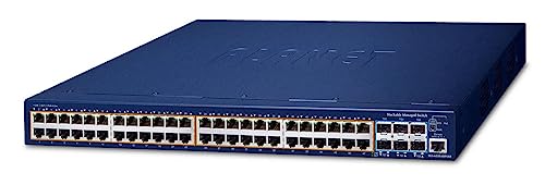 Planet SGS-6310-48P6XR Network Switch Managed L3 Gigabit, W127060239 (Switch Managed L3 Gigabit Ethernet (10/100/1000) Power Over Ethernet (PoE) 1U Blue)