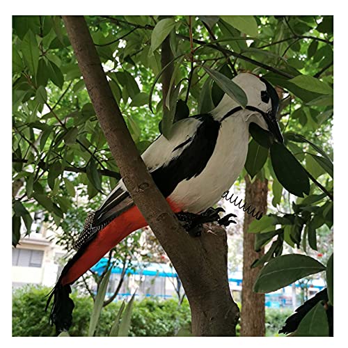 Woodpecker Statuen, 43 cm Simulation Woodpecker Dekoration, Federhandwerk, Gartengartendekoration, Wohnaccessoires & Deko, Woodpecker Figuren, Gartenstatuen, Gartendeko, Figuren & Statuen
