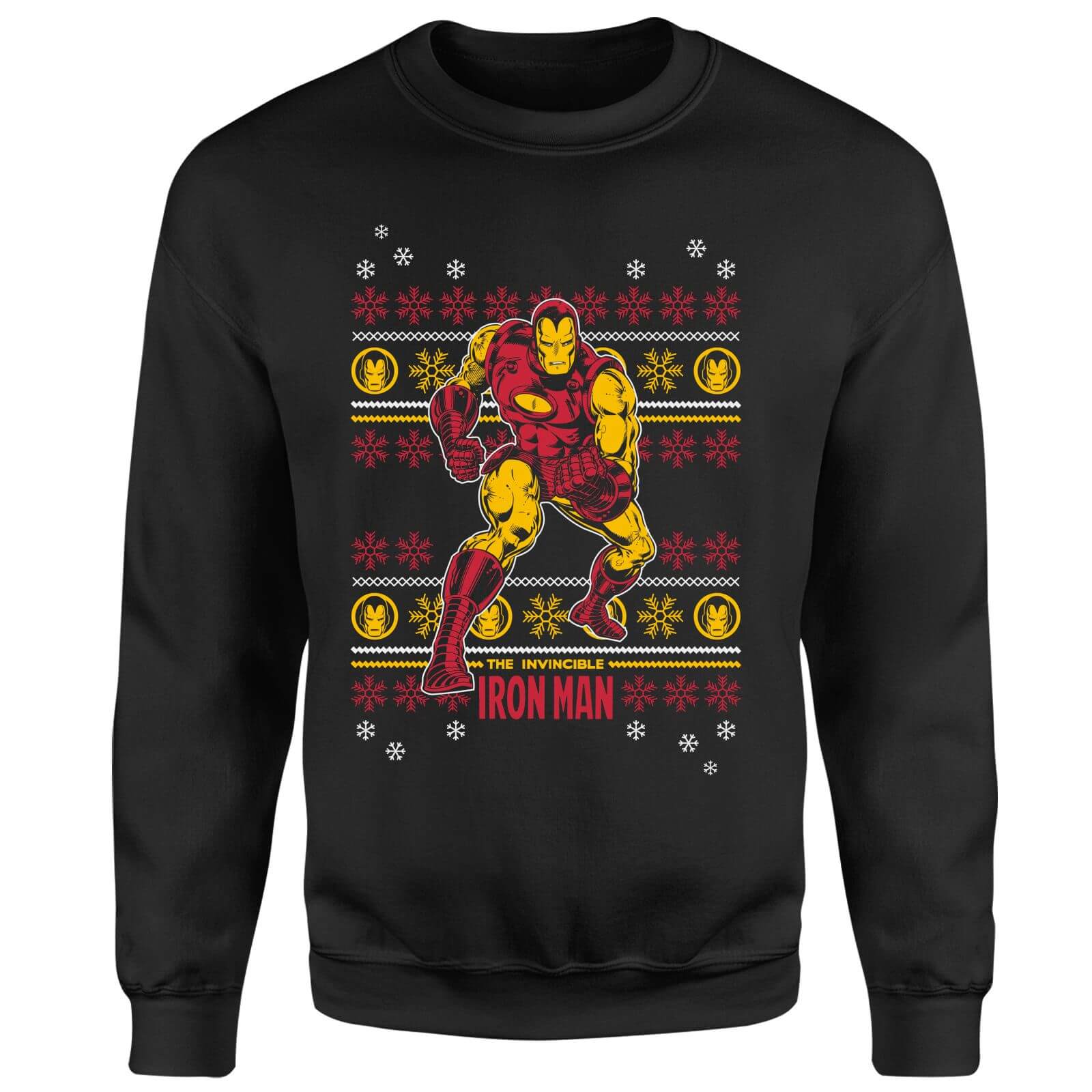 Marvel Comics The Invincible Ironman Weihnachtspullover - Schwarz - XXL 4