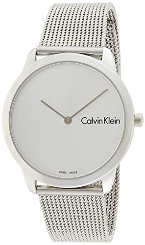 Calvin Klein Herren Analog Quarz Uhr mit Edelstahl Armband K3M211Y6