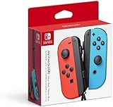 Nintendo Official Switch Joy-Con Controller Pair - Neon Red/Neon Blue (Switch)