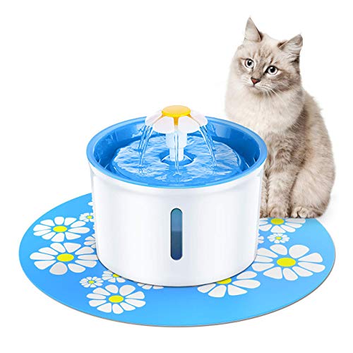 LANGING Katzenbrunnen Automatischer Wasserspender für Haustiere, für Hunde und Katzen
