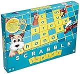 Mattel Games Y9671 - Scrabble Junior(Dutch) Woordspel voor Kinder 5 jaar en ouder