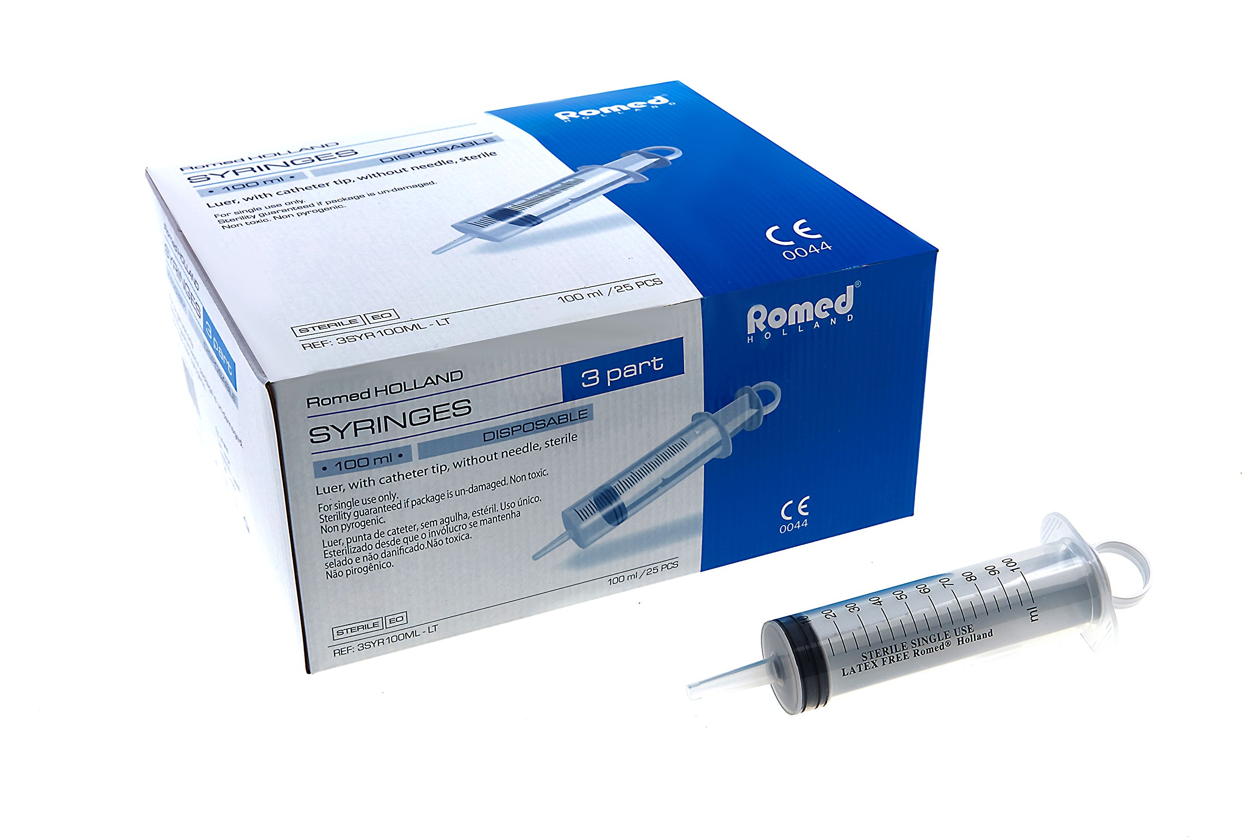 Blasenspritzen steril 100 ml von Romed Medical einzeln verpackt Katheterspritzen (25)