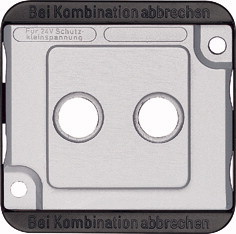 Merten 294660 Wandplatte/Schalterabdeckung Silber (294660)