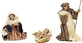FADEDA 3X Hlg. Familie, orientalisch/Höhe: 15cm/handbemalt/detailgetreue Krippen Figuren - Weihnachten Tisch Dekoration Krippe Zubehör