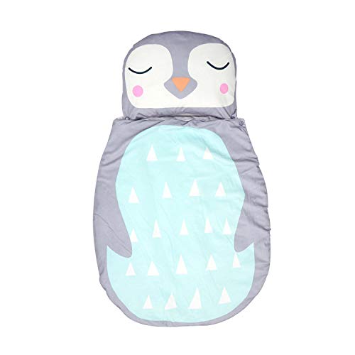 Schlafsack Baby und Neugeborene Baumwolle Decke 110 * 60cm Babyfußsack Baby Fußsack Babyschale Kuschelsack Babydecke Kinderwagen Swaddle, Pinguin Muster