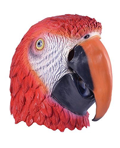 Bristol Novelty BM417 Papagei Maske, Mehrfarbig, Einheitsgröße