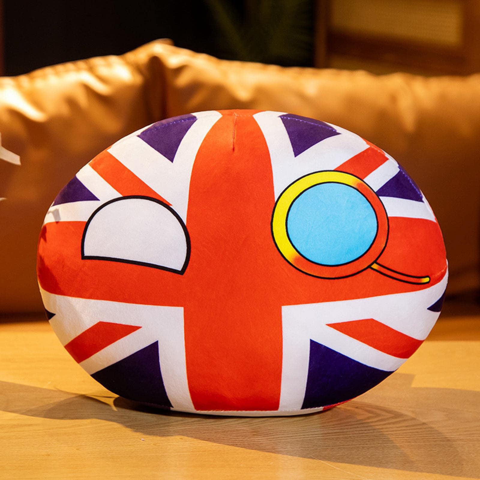 Anime Polandball Plüschtier, Cartoon Europäische Union Amerika Frankreich Italien Plüsch Kissen Anhänger National Ball, Frauen Baby Geburtstag Spielzeug Geschenk 30 cm Vereinigtes Königreich