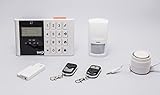 LKM Security M2C Lite Alarmanlage Set ● 6-Teilig ● GSM - Wireless - Einbruchschutz - Drahtlos - Sirene - Weiß