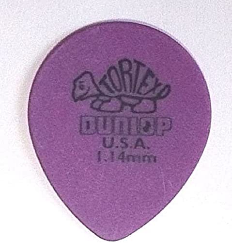 Dunlop 413R1.14 Tortex® Tear Drop, Purple, 1.14, 72/Bag