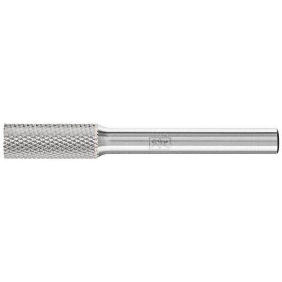 PFERD - Hartmetall Hochleistungsfrässtift MICRO Zylinder ZYAS stirn Ø 08x20mm Schaft-Ø 6mm Feinbearbeitung
