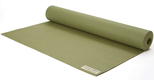 Jade Travel Yoga Mat 1/8" x 68" (3mm x 61cm x 173cm) - Olive Green