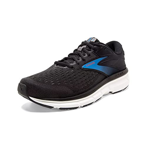 Brooks Mens Dyad 11 Running Shoe, Black/Ebony/Blue