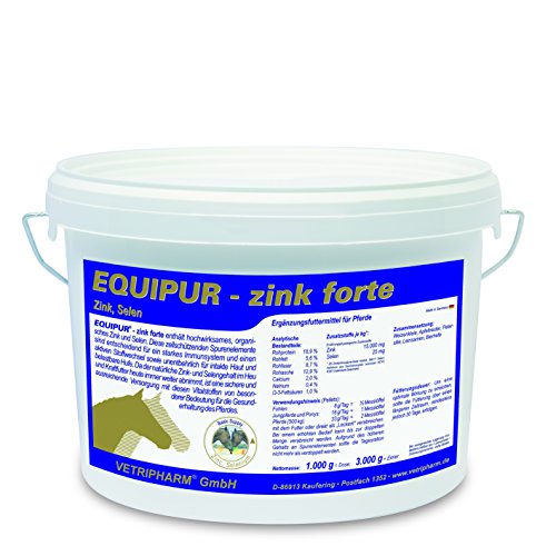 Equipur-zink forte von Vetripharm Bitte auswählen: 25 kg Pellets