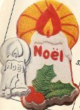 Wilton Noel Candle Christmas Holiday Cake Pan (502-3304, 1981) Retired