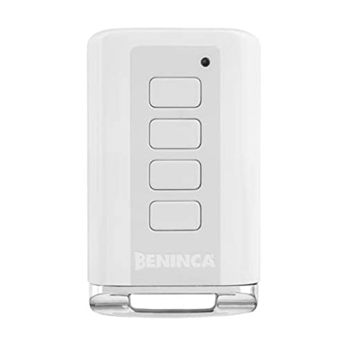 Beninca 4-Kanal 433 MHz IRI.TX4AK Handsender Weiß RollingCode und ARC Codierung