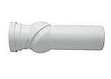Cornat KBV9000 WC-Gelenk-Ablaufbogen 0-90 Grad verstellbar, weiß