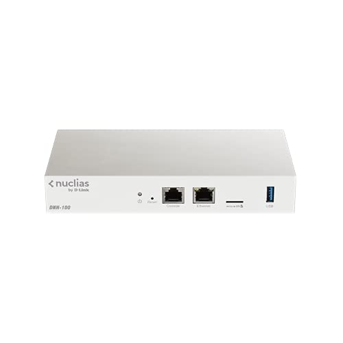 D-Link Nuclias Connect Hub Hardware-Controller mit vorinstallierter Nuclias Connect Software (DNH-100), Weiß