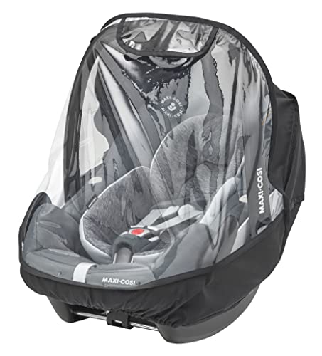 Maxi-Cosi Original Regenschutz für Babyschalen, universal passend für Baby-Autositze wie Maxi-Cosi Rock, Pebble Plus und Pebble Pro, Citi, Cabriofix und Babyschalen anderer Marken, transparent