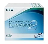 Bausch & Lomb Purevision Spheric Monatslinsen weich, 6 Stück / BC 8.6 mm / DIA 14.0 mm / -3,00 Dioptrien
