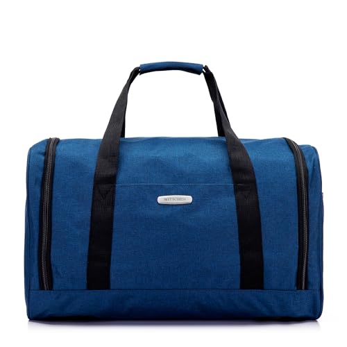 WITTCHEN Office Kollektion Mittelgroße Reisetasche Trainingstasche Praktische und Multifunktionale Größe M Blau