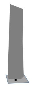 HBCOLLECTION® Atmungsaktive Schutzhülle Schutzhaube Abdeckung für Ampelschirm 260cm (grau)