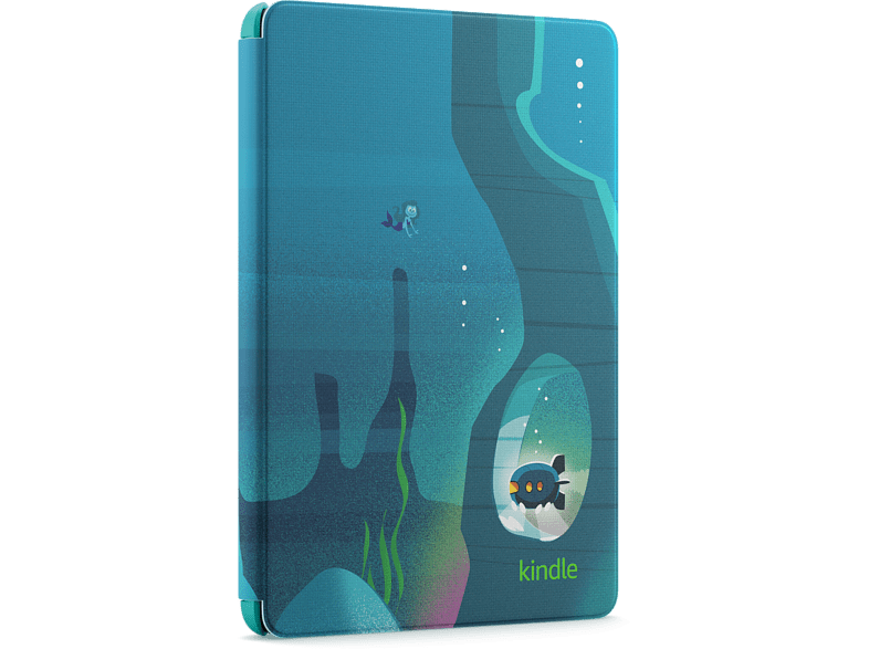KINDLE Der neue Kindle Kids (2022) – Mit Zugriff auf über tausend Bücher und Hülle U-Boot-Design, Werbung 16 GB E-Book Black
