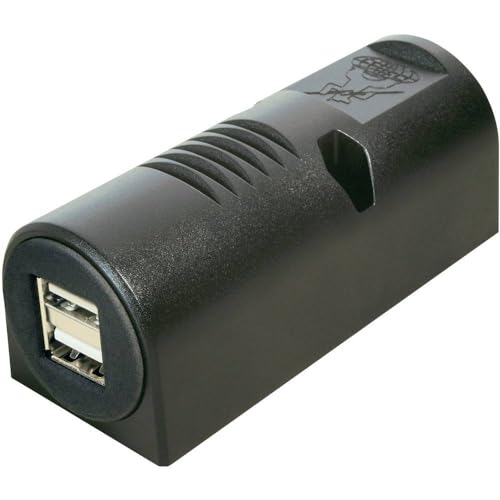 ProCar USB-Aufbau-Doppelsteckdose Belastbarkeit Strom max.=5 A Passend für (Details) USB-A