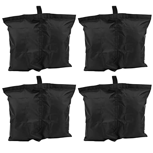 SWOQ Outdoor-Sandsack, 4Pcs Heavy Base Weight Bag Einfache Installation Langlebiger 420D Oxford-Stoff-Sandsack für Baldachin für Zelt