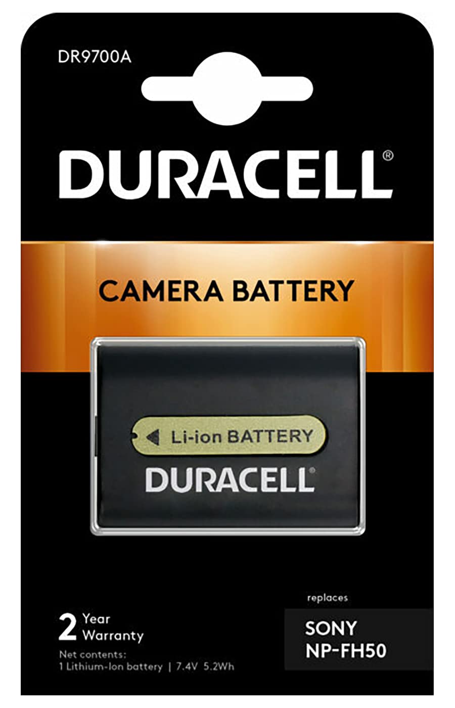 Duracell DR9700A Li-Ion Camcorder Ersetzt Akku für Sony NP-FH50/NP-FH70/NP-FH30