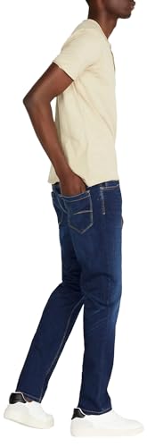 Sisley Men's Trousers 4V2USE00C Jeans, Dark Blue Denim 902, 38