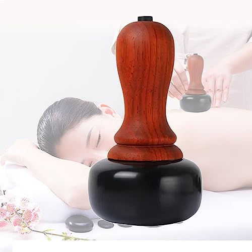 Hot Stone Elektrisches Gua Sha-Massagegerät, Gua Sha-Massagegerät für den ganzen Körper, einstellbare Temperatur, für Massage, Heim-SPA, Entspannungsbehandlung, Schmerzlinderung