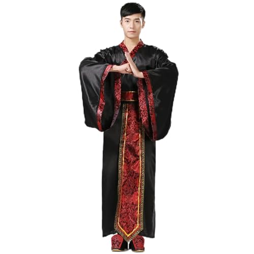 Hanfu Traditionelle chinesische Herren-Kleidung, antikes Kostüm, Festival, Outfit, Bühnenaufführung, Volkstanz-Kostüme