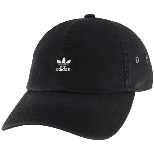 adidas Damen Mini Logo Relaxed Cap, Damen, Mütze, Originals Mini Logo Relaxed Cap, schwarz/weiß, Einheitsgröße