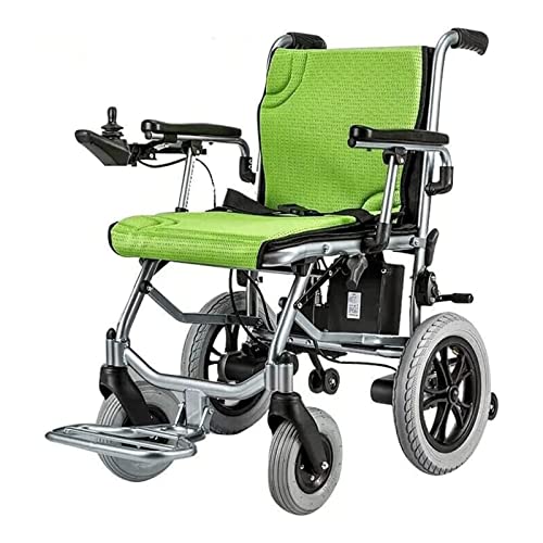 Elektrischer Rollstuhl für ältere Erwachsene Tragbarer, ultraleichter, zusammenklappbarer Elektrorollstuhl, einschließlich 10-A-Lithiumbatterie, 18-Zoll-Sitzbreite, Transportrollst