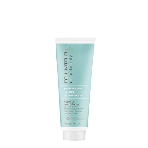 Paul Mitchell Clean Beauty Hydrate Conditioner – Haar-Spülung mit Oliven-Öl, reichhaltige Pflege und Reparatur für trockenes Haar – 250 ml