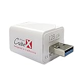 PioData iXflash Cube 128GB USB Type A, Auto Backup Fotos & Videos für iPhone & iPadPhoto, Apple MFi Certified