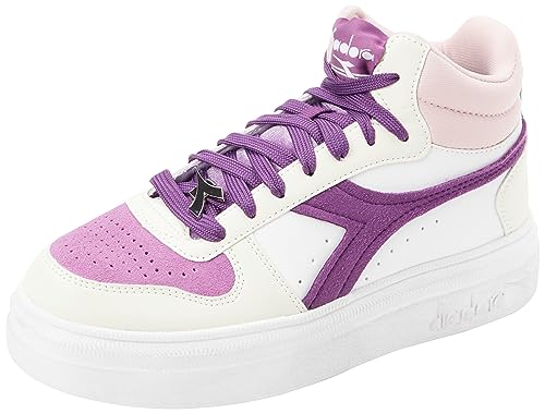 Diadora Damen Magic Demi Bold Eden Wn Gymnastikschuh, Blanc De Blanc Mulberry, 36.5 EU