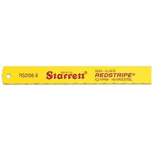 Starrett rs1804-7 Handytasche Redstripe massiv High Speed Steel Power Bügelsäge Blade, 0,2 cm Dick, 4 TPI, 45,7 cm Länge x 1-5/20,3 cm Breite