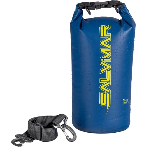 Salvimar Dry Bag 5 l - 10 l - 20 l, blau, 5 lt, wasserdichte Sporttasche