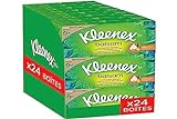 KLEENEX - Taschentücher in Balsam-Box (24 Boxen mit je 64 Taschentüchern) – bietet einen schützenden Balsam, der Ihre Nase beruhigt, ideal bei schweren Erkältungen – hergestellt in Frankreich