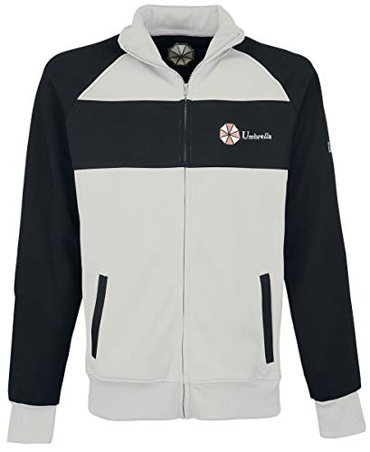 Meroncourt Herren Men's Operative Track Jacket Trainingsjacke, weiß, XL