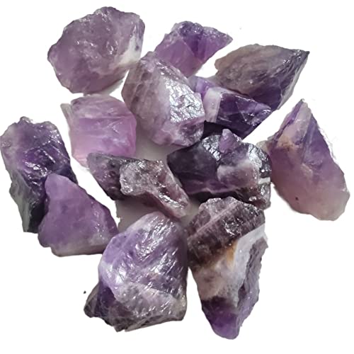 MIUXE 100 g natürlicher dunkler Amethyst Kristallstein Rock Aquarium Home Raumdekoration ZAOQINIYIN (Color : Purple, Size : 2-3cm)