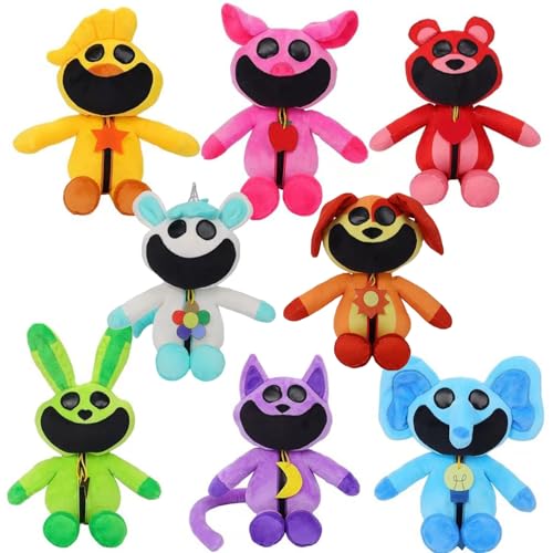 MezHi Smiling Critters PlüSchtiere, 2024 Neue Smiling Critters PlüSchtiere Smiling Critters Plushies Stofftierkissen Puppenspielzeuge