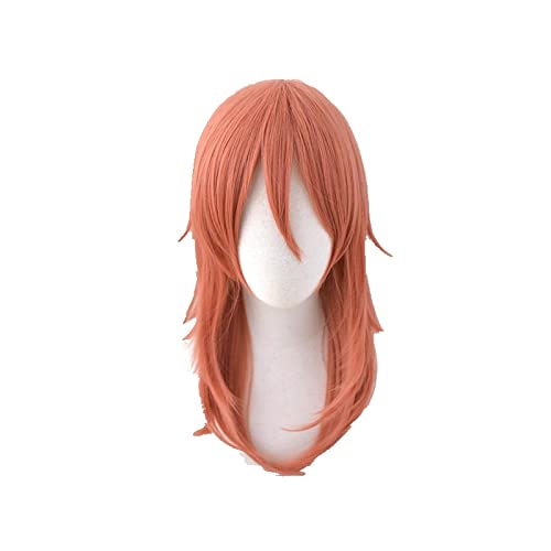 Chainsaw Man Angel Devil Orange Long Wig Cosplay Costume Heat Resistant Synthetic Hair Men Women Party Wigs